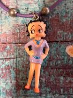 Collier Betty Boop Mauve - Bras sur les anches, Collections, Personnages de BD, Enlèvement ou Envoi, Betty Boop, Comme neuf, Autres types