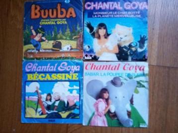 45 tours Chantal Goya et autres  33t chansons télé vintage beschikbaar voor biedingen
