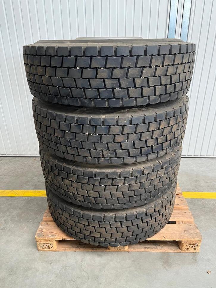 4 x band + 4 x velg 315/80R22,5, Auto-onderdelen, Vrachtwagen-onderdelen, Overige merken, Overige Auto-onderdelen, Gebruikt