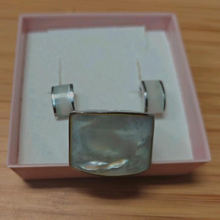 Juwelenset, Bijoux, Sacs & Beauté, Boucles d'oreilles, Argent, Argent, Enlèvement ou Envoi