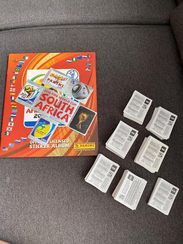 Panini wk 2010 Zuid Afrika Full set stickers met leeg album  beschikbaar voor biedingen