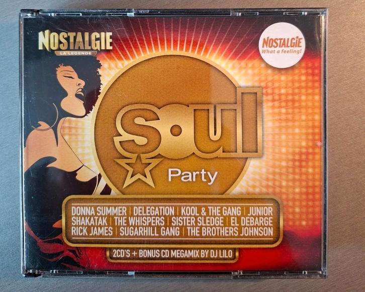 3cd box. Nostalgie.  Soul Party., Cd's en Dvd's, Cd's | Verzamelalbums, Zo goed als nieuw, Ophalen of Verzenden