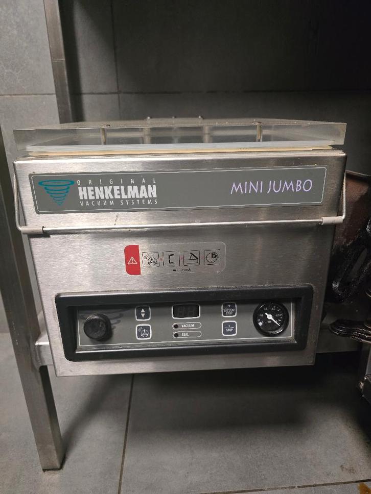 Vacuüm machine Henkelman mini-jumbo, Zakelijke goederen, Horeca | Keukenapparatuur, Overige typen, Gebruikt, Ophalen
