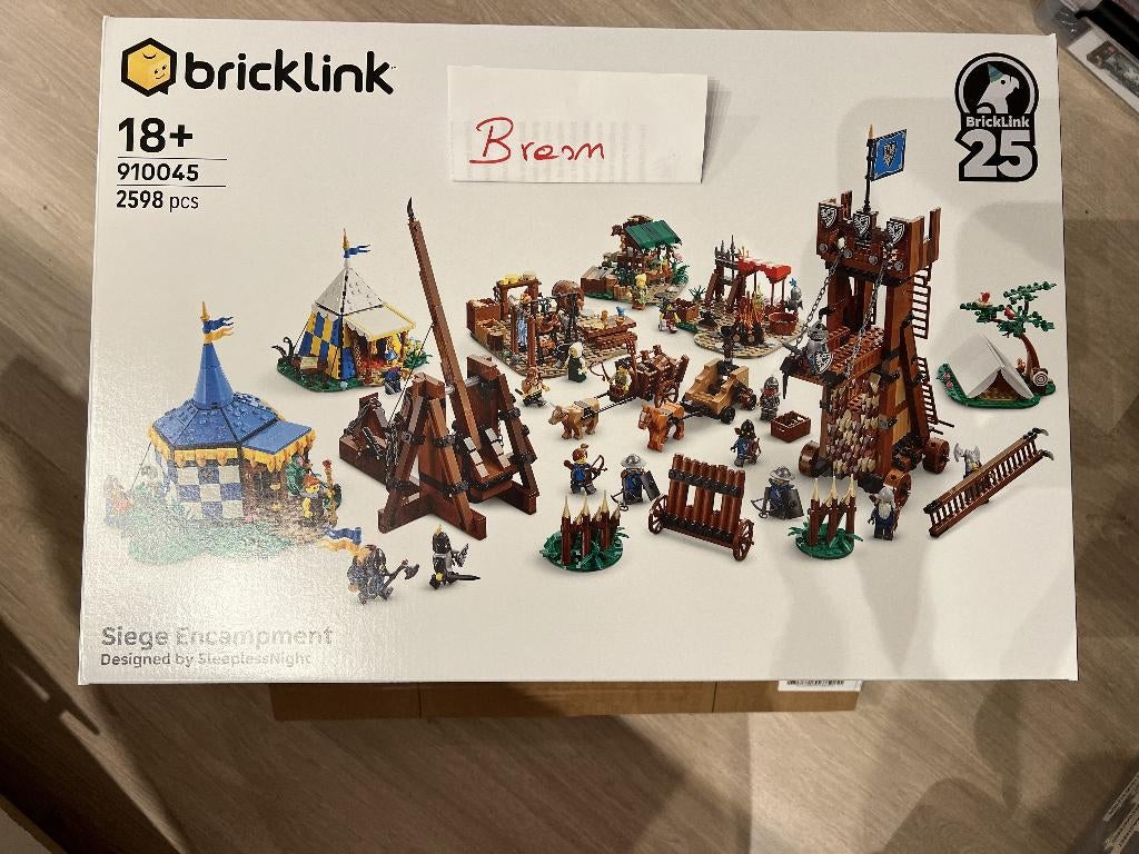 lego bricklink 910045 siege encampment, Ophalen of Verzenden, Nieuw, Complete set, Lego