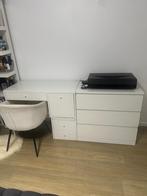 Make up tafel + lade kast + stoel (met boven glas), Huis en Inrichting, Ophalen, Zo goed als nieuw, Glas