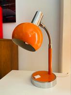 Oranje space age bureaulampje 70’s, Huis en Inrichting, Lampen | Tafellampen, Ophalen, Zo goed als nieuw, Space age vintage retro mcm design