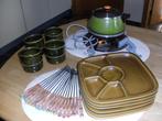 Fondue set elektr : SIEMENS : Vintage : Compleet ., Ophalen of Verzenden, Zo goed als nieuw, Elektrisch, Fondueset