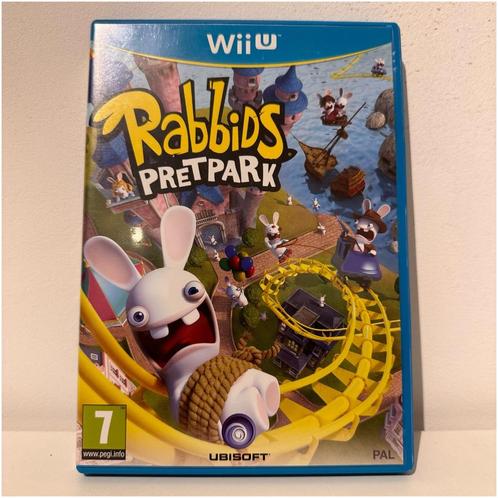 WII U RABBIDS PRETPARK, Consoles de jeu & Jeux vidéo, Jeux | Nintendo Wii U, Comme neuf, Aventure et Action, 3 joueurs ou plus