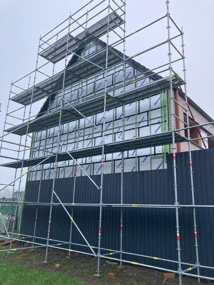 Multidirectionele stelling (+ 150m²), Doe-het-zelf en Bouw, Steigers, Zo goed als nieuw, Ophalen