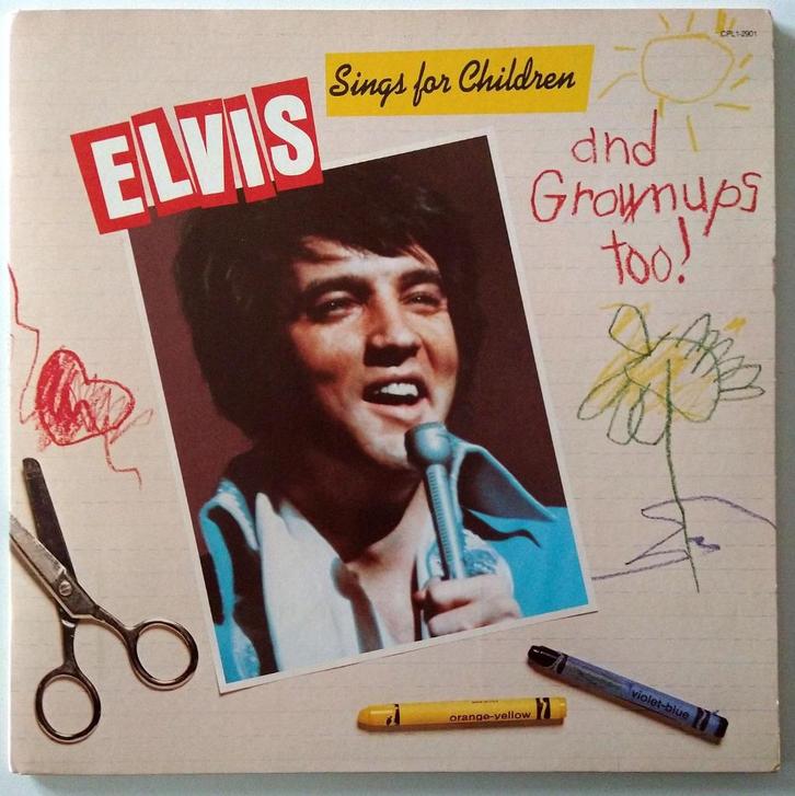 Elvis Presley LP - Elvis sings for children and grownups too, Cd's en Dvd's, Vinyl | Rock, Ophalen