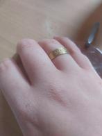 Aanpasbare ring met de hand gestempeld, Handtassen en Accessoires, Ringen, 20 of groter, Heer, Nieuw, Goud