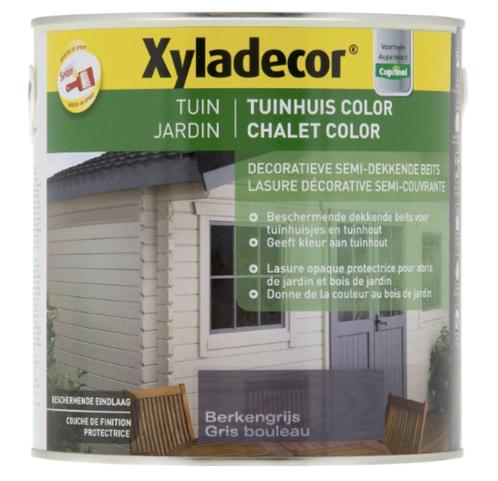 Xyladecor tuinhuis color nevelgrijs 2,5l, Jardin & Terrasse, Abris de jardin, Neuf, Abri de jardin, Enlèvement