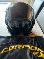 Carbon helm . Scorpion maat large ., Motoren, Kleding | Motorhelmen