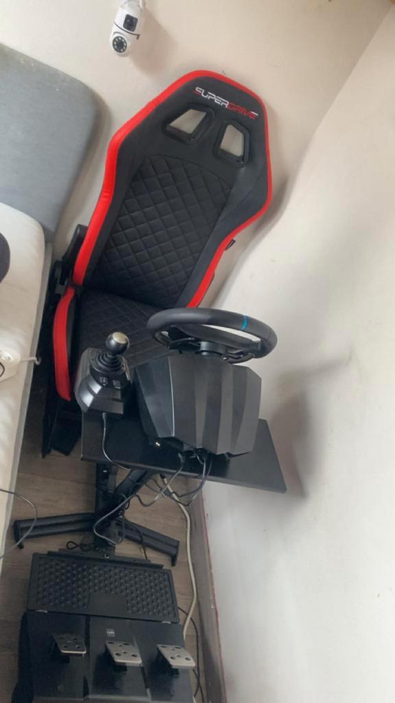 Race stoel met stuur, Games en Spelcomputers, Spelcomputers | Xbox | Accessoires, Ophalen