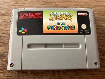 Super Mario World en all stars super Nintendo 