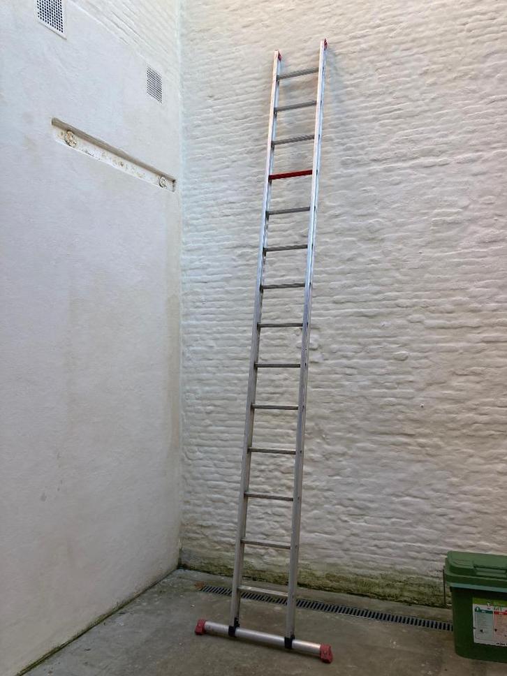 Alu ladder Altrex 4m, Doe-het-zelf en Bouw, Ladders en Trappen, Gebruikt, Ladder, 4 meter of meer, Ophalen