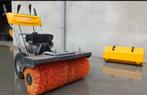 Stiga Borstelveegmachine met Stiga Sneeuwschuif SWS 600 G, Tuin en Terras, Veegmachines, Ophalen, Zo goed als nieuw, Stiga