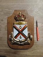 Crest en grès Force navale Fn Zm, Envoi, Marine, Emblème ou Badge