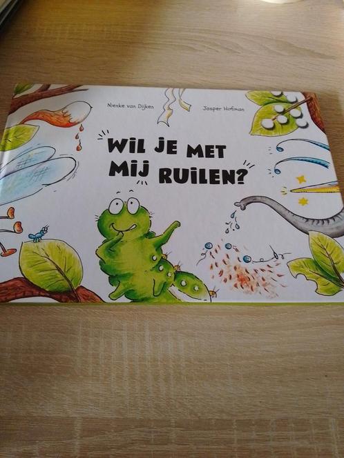 Nienke van Dijken - Wil je met mij ruilen?, Boeken, Prentenboeken en Plaatjesalbums, Zo goed als nieuw, Prentenboek, Ophalen of Verzenden