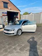 VW EOS 2.0TDI BJ2012 sport line, Auto's, Zwart, 4 cilinders, Leder, Bedrijf