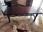Kleine en grote salontafel, Huis en Inrichting, Tafels | Salontafels, Ophalen, Gebruikt, Eikenhout, Landelijk
