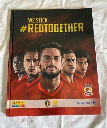Album + Lot de Pochettes Panini  Carrefour Belgian Red Devil, Autres supermarchés, Enlèvement