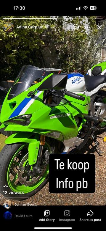 Kawasaki zx6r 2024 / 40 jaar anniversary editie   beschikbaar voor biedingen