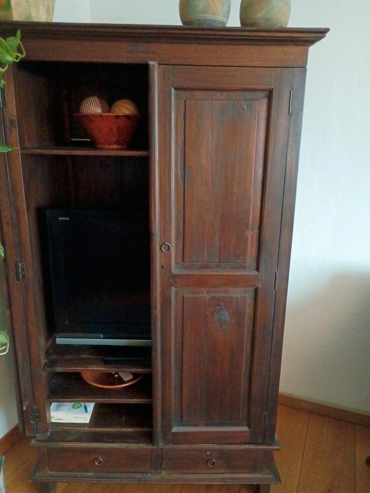 tv kast koloniaal, Huis en Inrichting, Kasten |Televisiemeubels, Ophalen