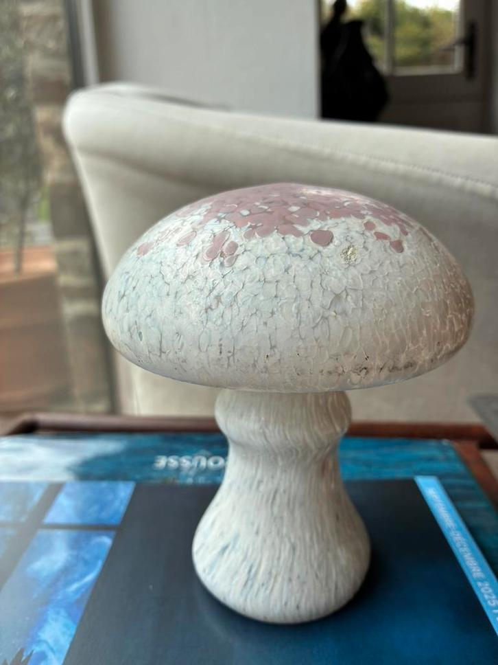 Glazen paddenstoel van Monica Backström, Antiek en Kunst, Antiek | Glaswerk en Kristal, Ophalen of Verzenden