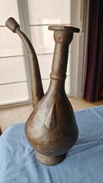 oezbeeks antieke waterkan aftaba vertind koper., Antiquités & Art, Antiquités | Bronze & Cuivre, Enlèvement, Cuivre