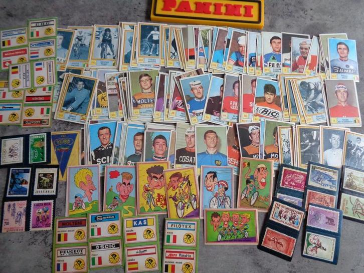 PANINI autocollants cyclistes SPRINT 71 de 1971 206x divers, Hobby & Loisirs créatifs, Autocollants & Images, Envoi