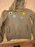grijs vest met kap Love Therapy maat 134, Meisje, Trui of Vest, Love therapy, Ophalen of Verzenden