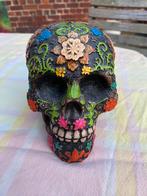 Crâne mexicain en résine créé par Jart