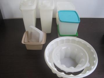 lot 8 stuks vintage Tupperware beschikbaar voor biedingen