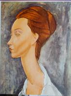 Poster "Portait van Lunia Czechowska" Modigliani (23 x 30 cm, Verzamelen, Verzenden, Rechthoekig Staand