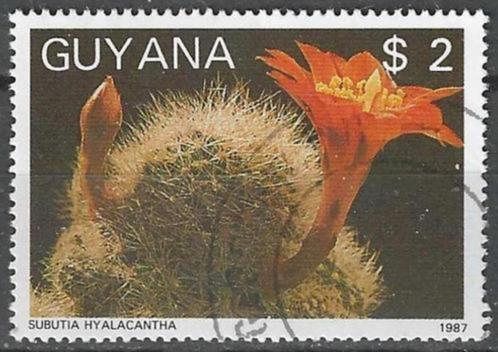 Guyana 1988 - Yvert 1769MP - Cactusbloemen (ST), Postzegels en Munten, Postzegels | Afrika, Gestempeld, Verzenden