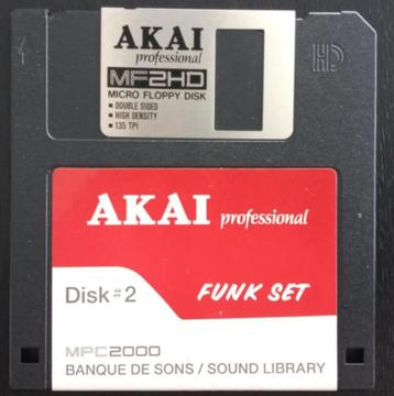 AKAI Professional MPC2000 Sound Library Disk 2 Funk Set beschikbaar voor biedingen