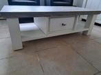 Mooie, stevige designsalontafel (Sepia), Ophalen, 100 tot 150 cm, 50 tot 100 cm, Zo goed als nieuw