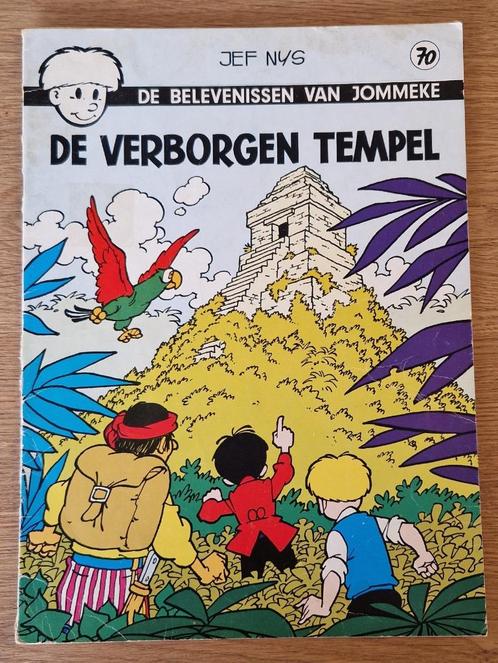Jommeke - Le Temple caché -70-1e édition (1975) Bande dessin, Livres, BD, Utilisé, Une BD, Enlèvement ou Envoi