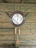 Antieke hangklok met koperen gewichten, Antiek en Kunst, Antiek | Klokken, Ophalen