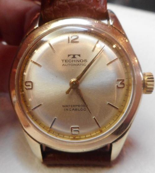 90) Technos automatique vintage, calibre AS 1361N 17 rubis i, Handtassen en Accessoires, Edelstenen, Gebruikt, Ophalen of Verzenden