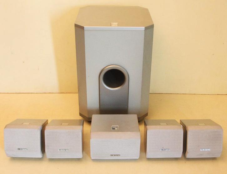 Complete Samsung Surround Speaker Set / 6 Luidsprekers, Audio, Tv en Foto, Luidsprekerboxen, Zo goed als nieuw, Complete surroundset
