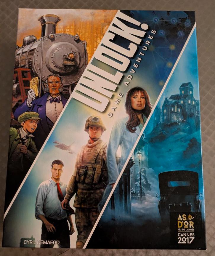 Escape game Unlock, Hobby en Vrije tijd, Gezelschapsspellen | Bordspellen, Zo goed als nieuw, Ophalen of Verzenden