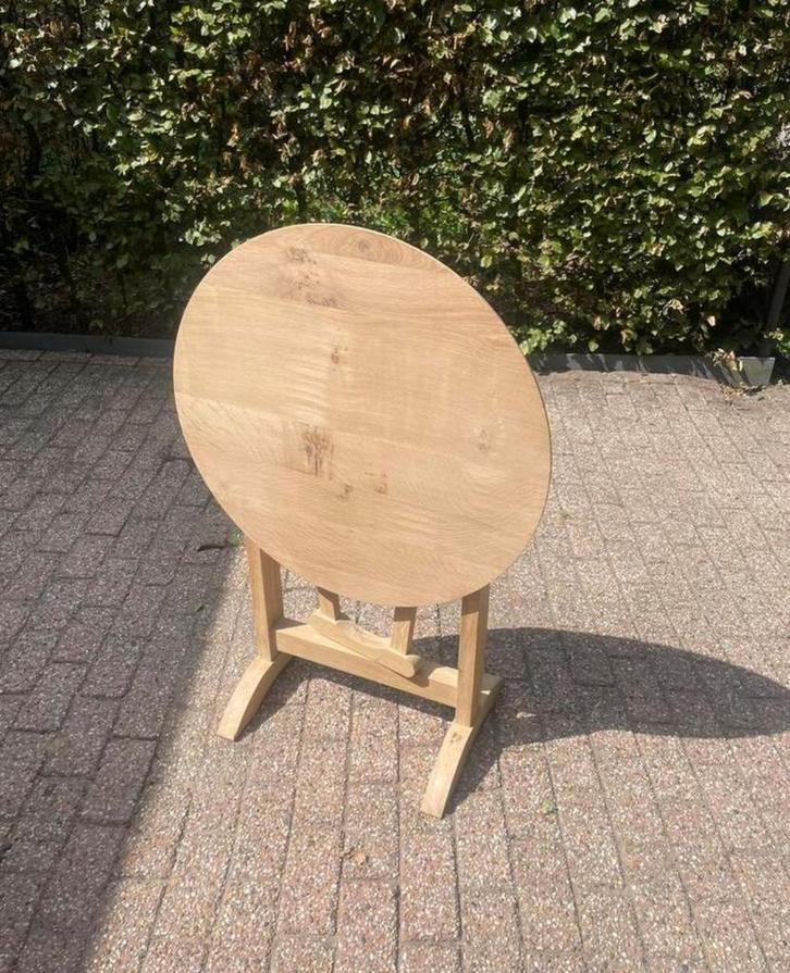 Exclusieve Handgemaakte Klaptafel massief, Maison & Meubles, Tables | Tables mange-debout, Comme neuf, Enlèvement ou Envoi