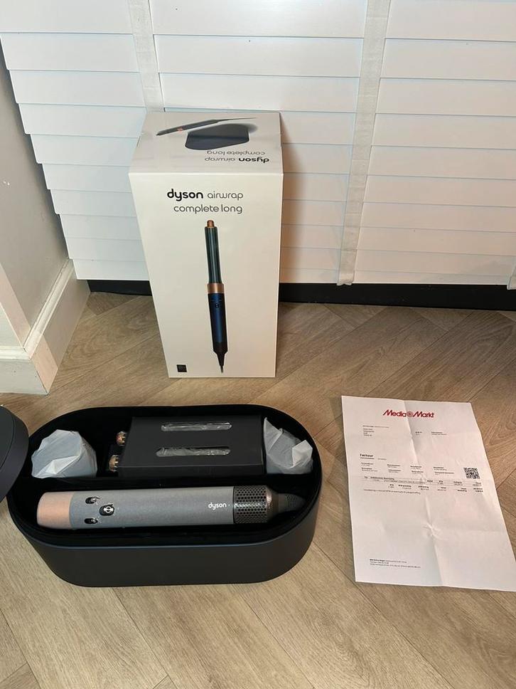 Dyson Airwrap Complete Long –Gloednieuw met bon!! Bluekoper, Elektronische apparatuur, Persoonlijke Verzorgingsapparatuur, Nieuw