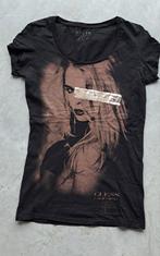 Dames T-shirt, Ophalen, Guess, Zwart, Zo goed als nieuw