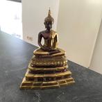 Bouddha Thaï en bronze, Antiek en Kunst, Kunst | Beelden en Houtsnijwerken, Ophalen of Verzenden