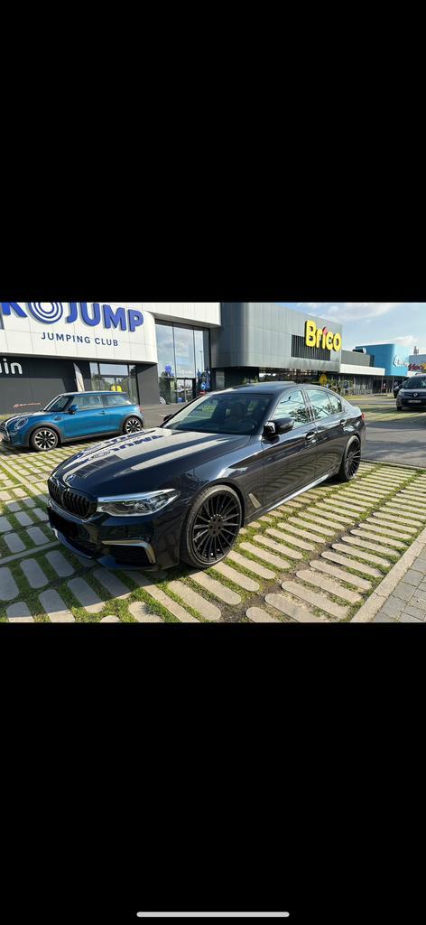 Bmw G30 550d, Auto's, BMW, Particulier, 5 Reeks, Diesel, Euro 6, Berline, 4 deurs, Automaat, Zwart, Overige kleuren, Leder, Vierwielaandrijving