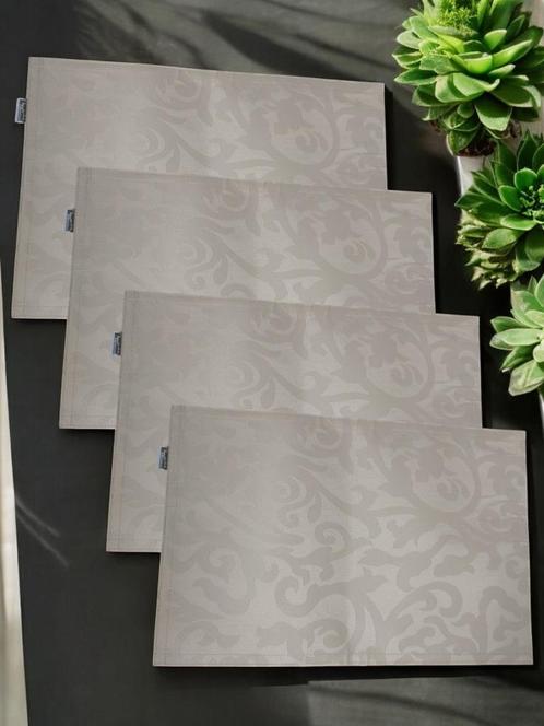 4x Tafelmatjes set - Placemats Luxe met motief (cadeautip), Huis en Inrichting, Keuken | Textiel, Nieuw, Placemat, Overige kleuren