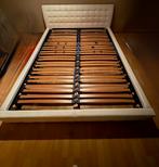 Lit + sommiers 1m60 etat +++, Maison & Meubles, Enlèvement, Comme neuf